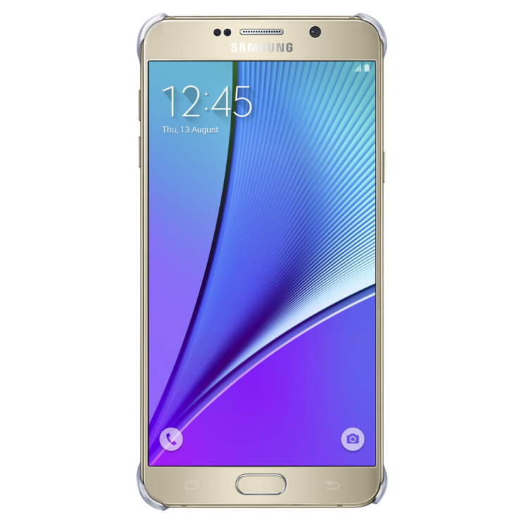 Накладка Glossy Cover для Samsung Galaxy Note 5 (N920) EF-QN920MBEGRU - Gold: фото 2 из 7