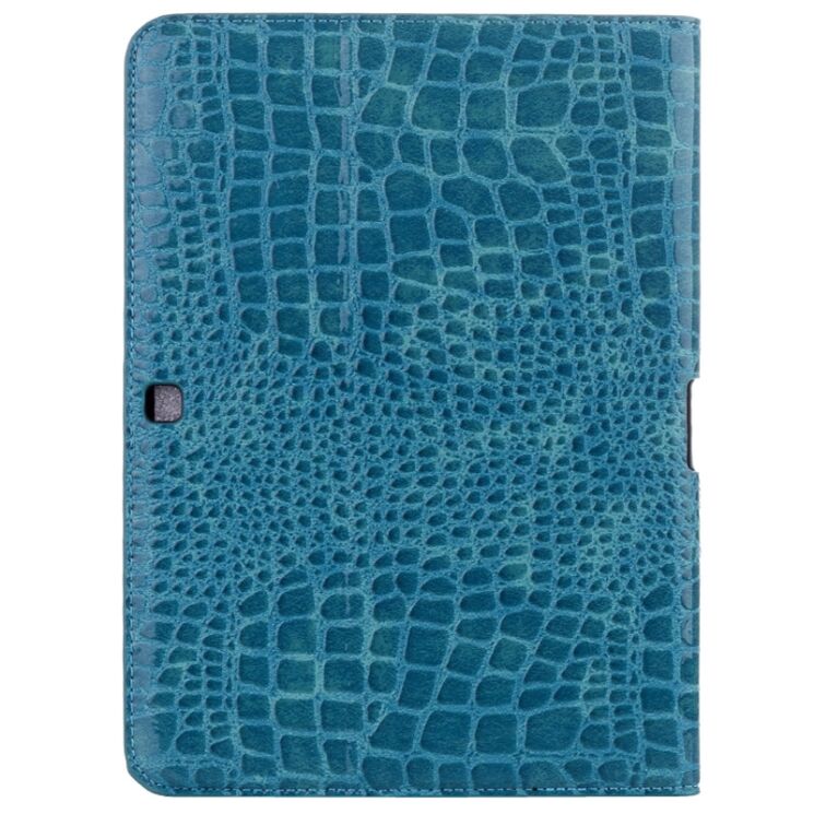 Чохол Deexe Crocodile Style для Samsung Galaxy Tab 4 10.1 (T530/531) - Turquoise: фото 3 з 4