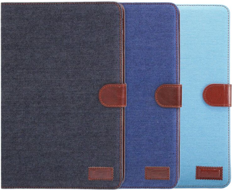 Чехол Deexe Denim Texture для Samsung Galaxy Tab S2 8.0 (T710/715) - Blue: фото 7 из 7