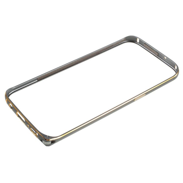 Бампер LOVE MEI Buckle Metal для Samsung Galaxy S7 edge (G935) - Gray: фото 3 з 7