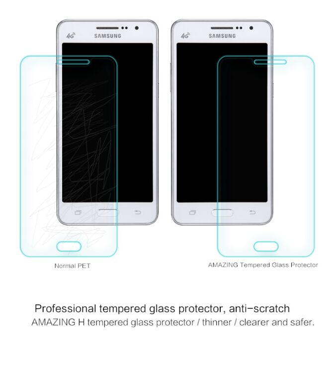 Защитное стекло NILLKIN Amazing H для Samsung Galaxy Grand Prime (G530/531): фото 6 из 12