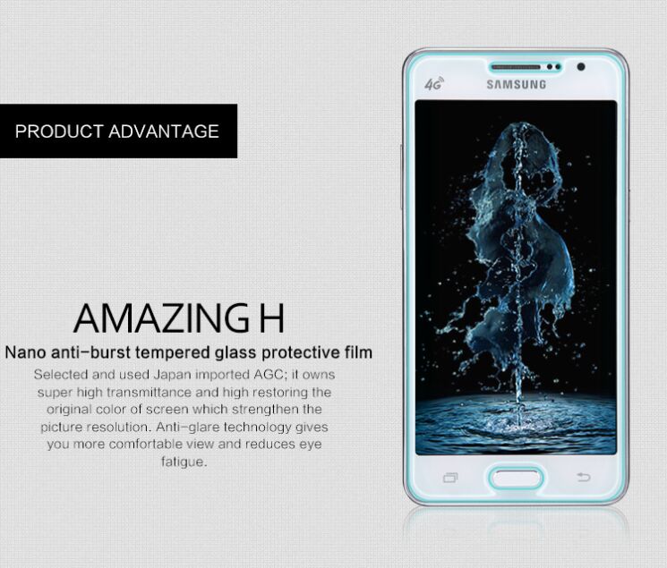 Защитное стекло NILLKIN Amazing H для Samsung Galaxy Grand Prime (G530/531): фото 3 из 12