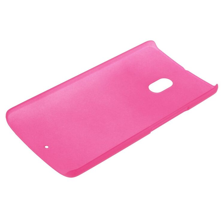 Пластиковая накладка Deexe Hard Shell для Motorola Moto X Play - Pink: фото 3 из 6