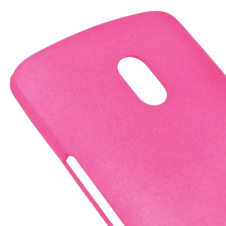 Пластиковая накладка Deexe Hard Shell для Motorola Moto X Play - Pink: фото 4 з 6