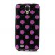 Силиконовая накладка Deexe Dot Style для Samsung Galaxy S4 (i9500) - Purple (GS4-9587G). Фото 2 з 4