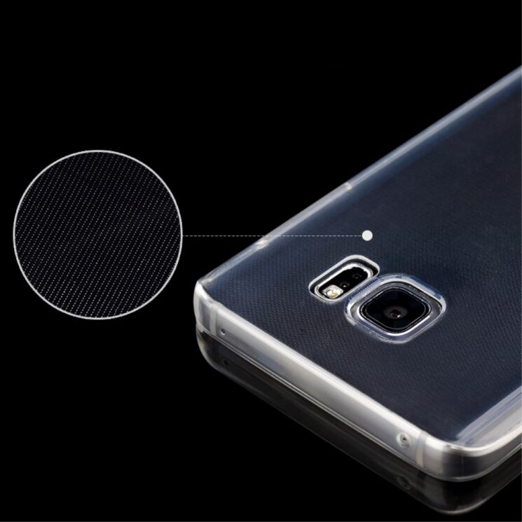 Силиконовая накладка ROCK Slim Jacket для Galaxy Note 5 (N920) - Transparent: фото 8 из 12