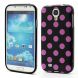 Силиконовая накладка Deexe Dot Style для Samsung Galaxy S4 (i9500) - Purple (GS4-9587G). Фото 1 з 4