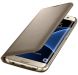 Чехол LED View Cover для Samsung Galaxy S7 edge (G935) EF-NG935PFEGRU - Gold (111434G). Фото 2 из 8
