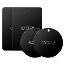 Комплект магнитных пластин (4шт) Tech-Protect Metal Plate Magnetic - Black: фото 1 из 3