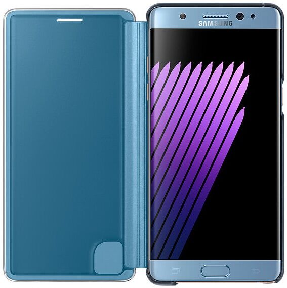 Чехол Clear View Cover для Samsung Galaxy Note 7 EF-ZN930CLEGRU - Blue: фото 4 из 4