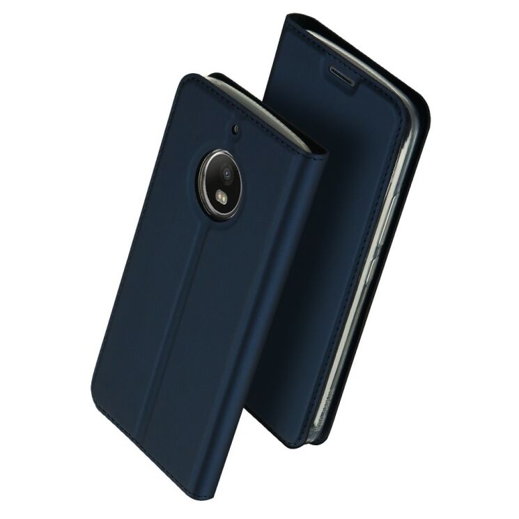 Чехол-книжка DUX DUCIS Skin Pro для Motorola Moto E4 - Dark Blue: фото 2 из 11