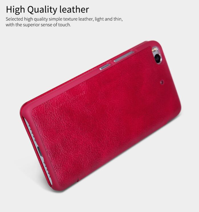 Чехол-книжка NILLKIN Qin Series для Xiaomi Mi 5s - Red: фото 9 из 16