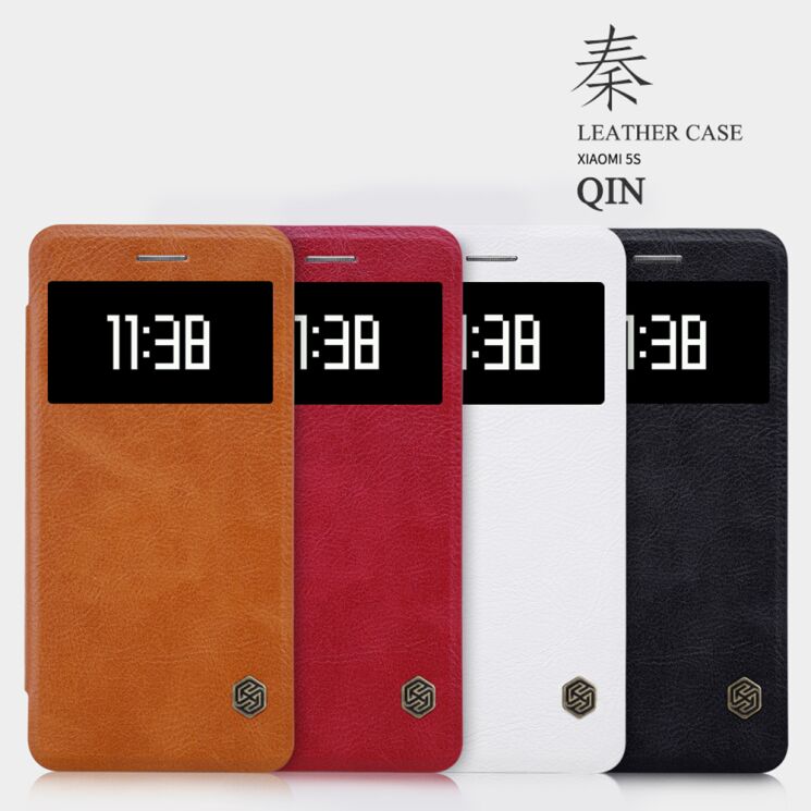 Чохол-книжка NILLKIN Qin Series для Xiaomi Mi 5s - White: фото 7 з 16