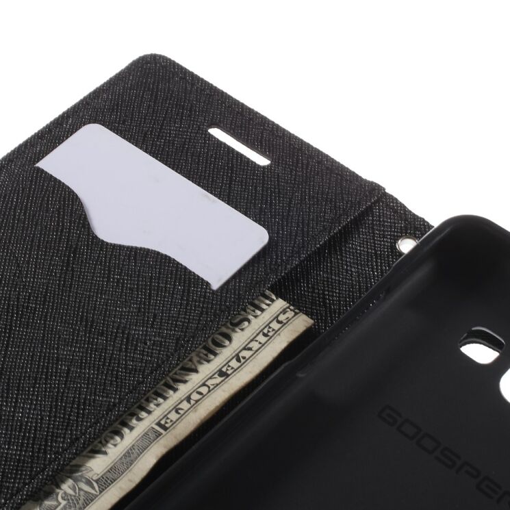 Чохол Mercury Fancy Diary для Samsung Galaxy A5 (A500) - Black: фото 7 з 11