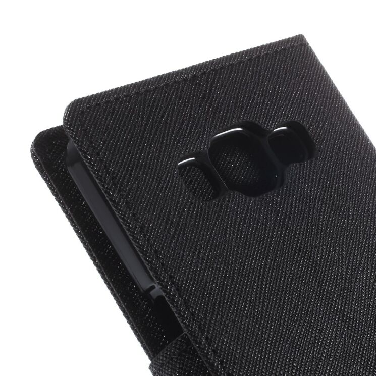 Чохол Mercury Fancy Diary для Samsung Galaxy A5 (A500) - Black: фото 9 з 11