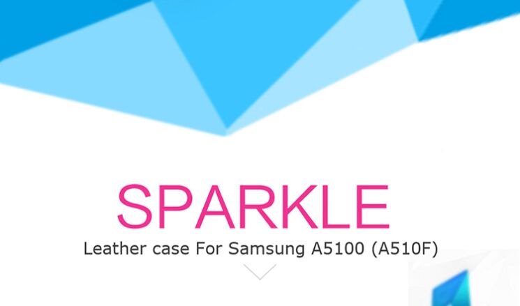 Чохол NILLKIN Sparkle Series для Samsung Galaxy A5 (2016) - Black: фото 8 з 16