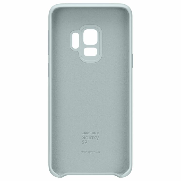 Чохол Silicone Cover для Samsung Galaxy S9 (G960) EF-PG960TJEGRU - Blue: фото 3 з 4