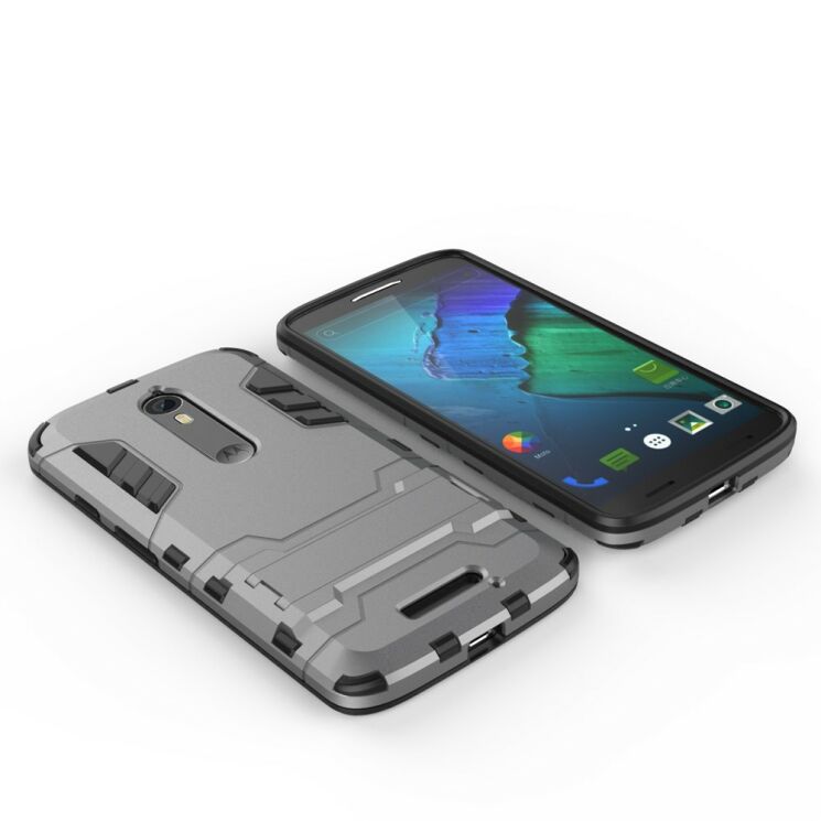 Чохол UniCase Hybrid для Motorola Moto X Force - Gray: фото 3 з 7
