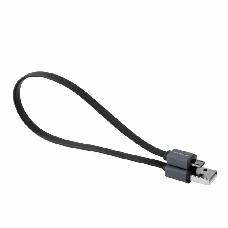 Дата-кабель NILLKIN MiniCable (microUSB - 30см) - Black: фото 2 из 12