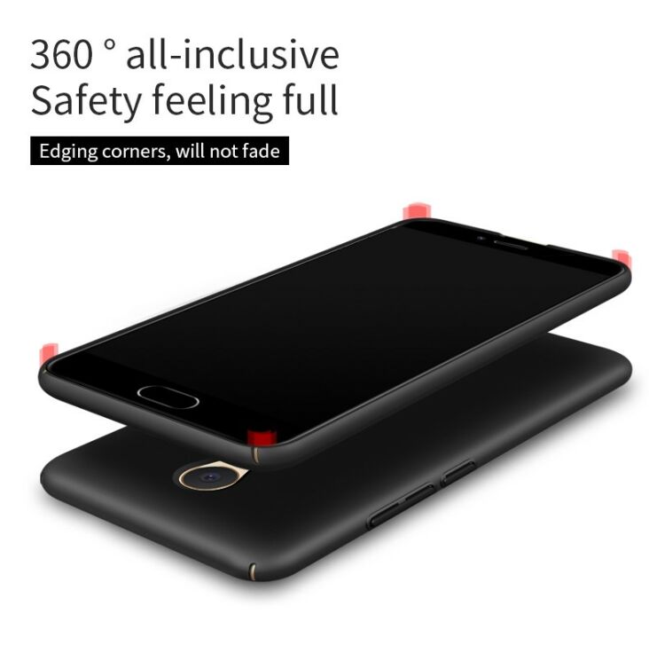 Пластиковый чехол Deexe Edge Case для Meizu M5 Note - Red: фото 5 из 10