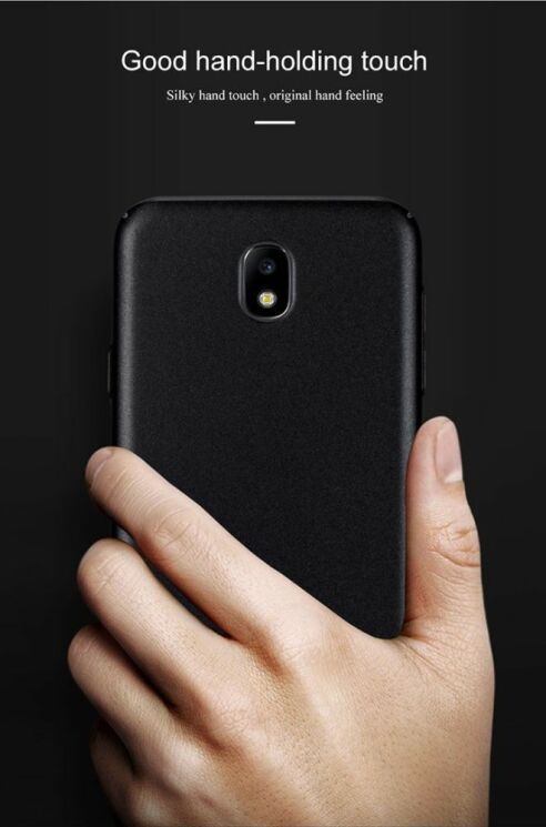 Пластиковый чехол LENUO Silky Touch для Samsung Galaxy J5 2017 (J530) - Black: фото 11 из 13