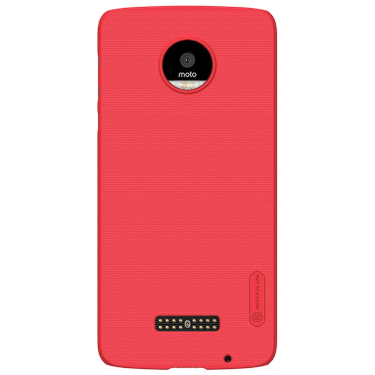 Пластиковый чехол NILLKIN Frosted Shield для Motorola Moto Z - Red: фото 5 из 15