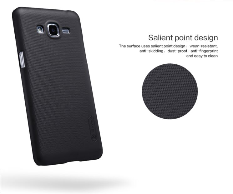 Пластиковый чехол NILLKIN Frosted Shield для Samsung Galaxy J2 Prime (G532) - Black: фото 12 из 14
