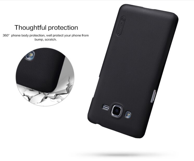 Пластиковий чохол NILLKIN Frosted Shield для Samsung Galaxy J2 Prime (G532) - Black: фото 14 з 14