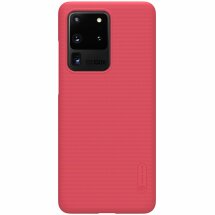 Пластиковый чехол NILLKIN Frosted Shield для Samsung Galaxy S20 Ultra (G988) - Red: фото 1 из 18
