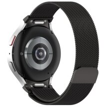 Ремешок Deexe Milanese QuickFit для Samsung Galaxy Watch 4 / 4 Classic / 5 / 5 Pro / 6 / 6 Classic - Black: фото 1 из 11