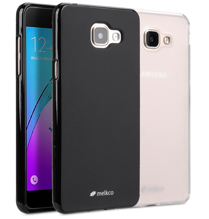 Силиконовая накладка MELKCO Poly Jacket для Samsung Galaxy A5 2016 (A510) + пленка - Black: фото 7 з 7