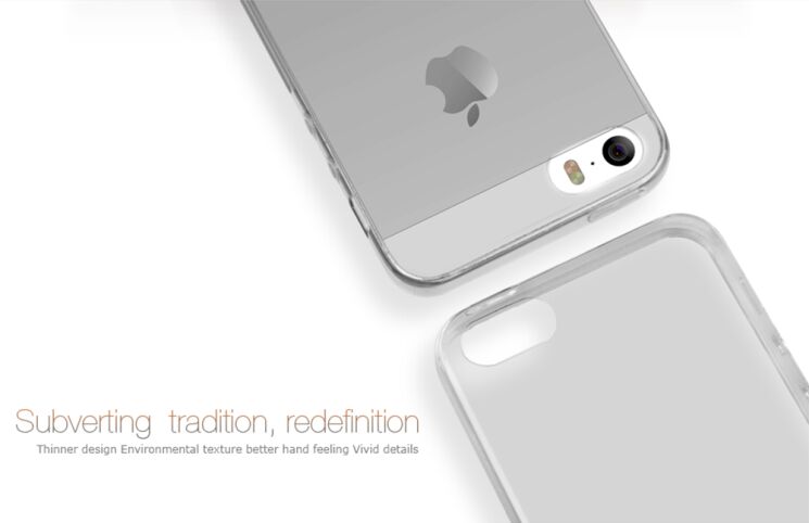 Силиконовый чехол NILLKIN Nature TPU для iPhone 5/5s/SE - Transparent: фото 8 из 17