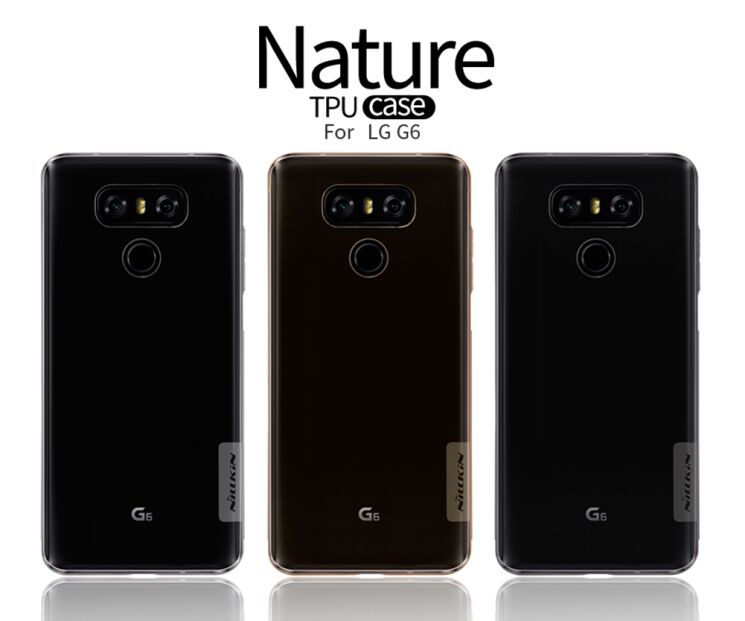Силіконовий (TPU) чохол NILLKIN Nature для LG G6 - Transparent: фото 7 з 13