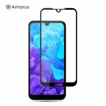 Защитное стекло AMORUS Full Glue Tempered Glass для Huawei Y5 (2019) / Honor 8S / Honor 8S Prime - Black: фото 1 из 7