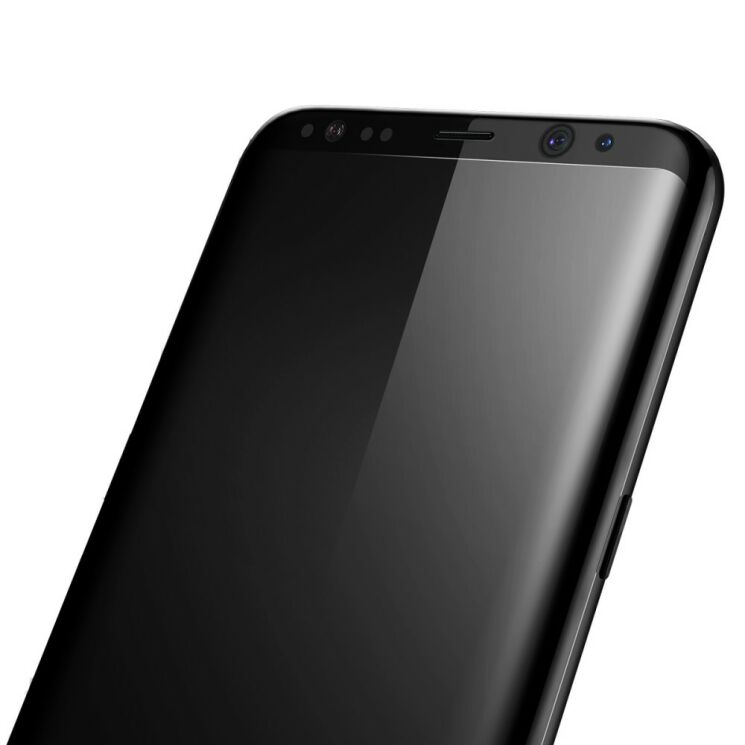 Защитное стекло BASEUS 3D Full Curved для Samsung Galaxy S8 Plus (G955) - Black: фото 6 из 17