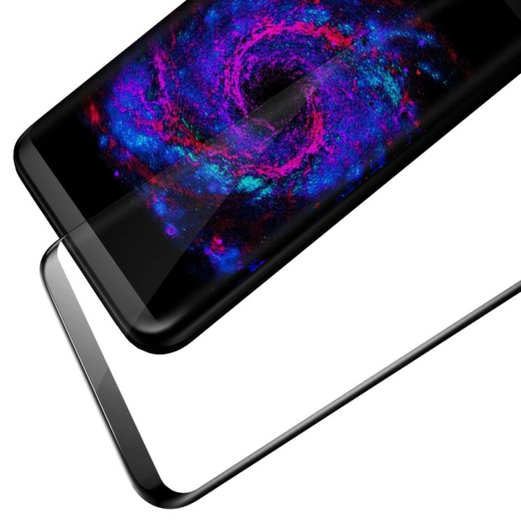 Защитное стекло BASEUS 3D Full Curved для Samsung Galaxy S8 Plus (G955) - Black: фото 4 из 17