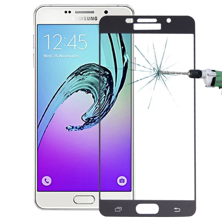 Захисне скло HAWEEL Full Protect для Samsung Galaxy A7 2016 (A710) - Black: фото 1 з 9