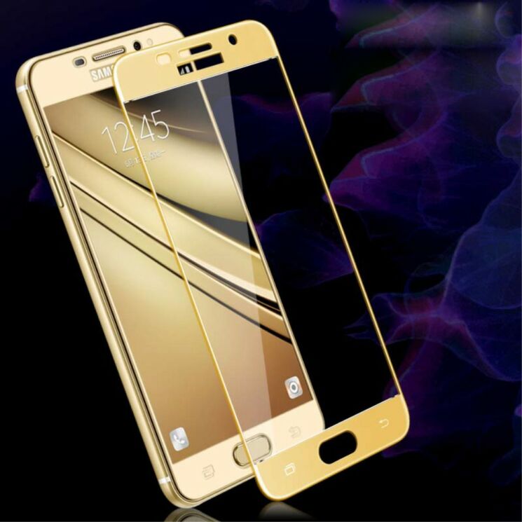 Захисне скло IMAK 3D Full Protect для Samsung Galaxy A5 2017 (A520) - Gold: фото 5 з 9