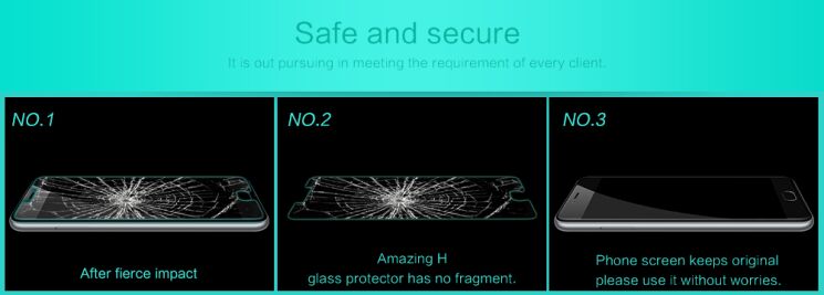 Защитное стекло NILLKIN Amazing H для Meizu M3 / M3s: фото 10 из 15
