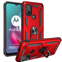 Захисний чохол Deexe Armor Case для Motorola Moto G10 / Moto G20 / Moto G30 - Red: фото 1 з 5
