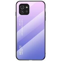 Защитный чехол Deexe Gradient Color для Samsung Galaxy A03 (A035) - Pink / Purple: фото 1 из 9
