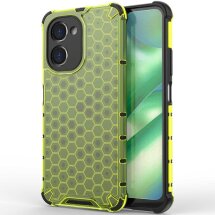 Защитный чехол Deexe Honeycomb Series для Realme C33 - Green: фото 1 из 5