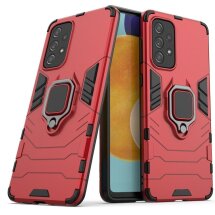 Захисний чохол Deexe Hybrid Case для Samsung Galaxy A73 - Red: фото 1 з 7
