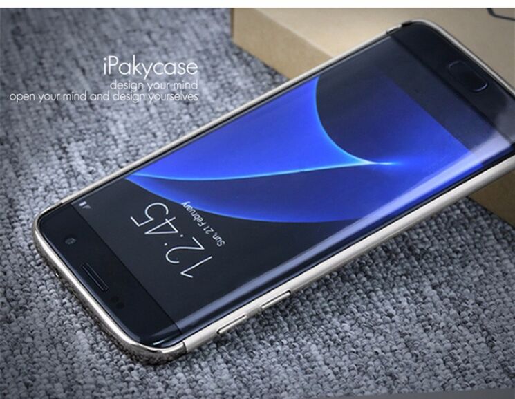 Защитный чехол IPAKY Slim Armor для Samsung Galaxy S7 edge (G935) - Silver: фото 3 из 10