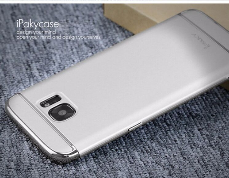 Защитный чехол IPAKY Slim Armor для Samsung Galaxy S7 edge (G935) - Silver: фото 2 из 10