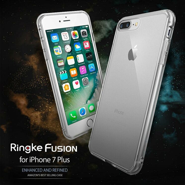 Защитный чехол RINGKE Fusion для iPhone 7 Plus / iPhone 8 Plus - Transparent: фото 2 из 6