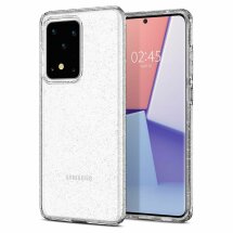 Защитный чехол Spigen (SGP) Liquid Crystal Glitter для Samsung Galaxy S20 Ultra (G988) - Crystal Quartz: фото 1 из 15
