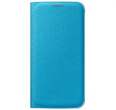 Чохол Flip Wallet Fabric для Samsung S6 (G920) EF-WG920BBEGRU - Blue: фото 1 з 4