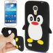 Силиконовая накладка Deexe Penguin Series для Samsung Galaxy S4 mini (i9190) - Black (S4M-9127B). Фото 1 из 7