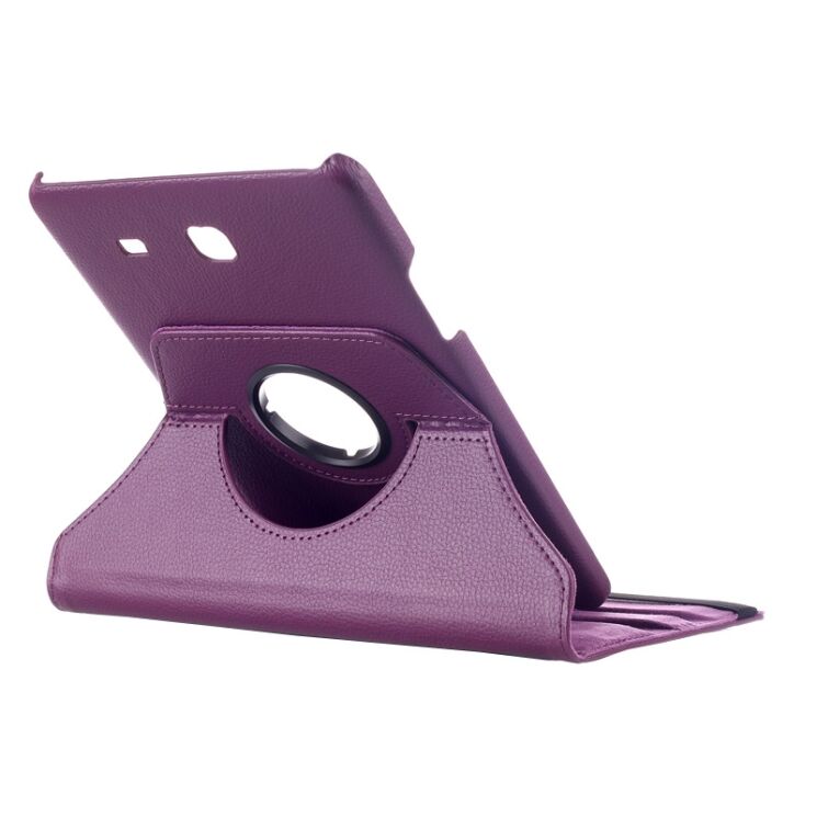 Чохол з обертальним механізмом Deexe Rotation для Samsung Galaxy Tab E 9.6 (T560/561) - Purple: фото 1 з 5